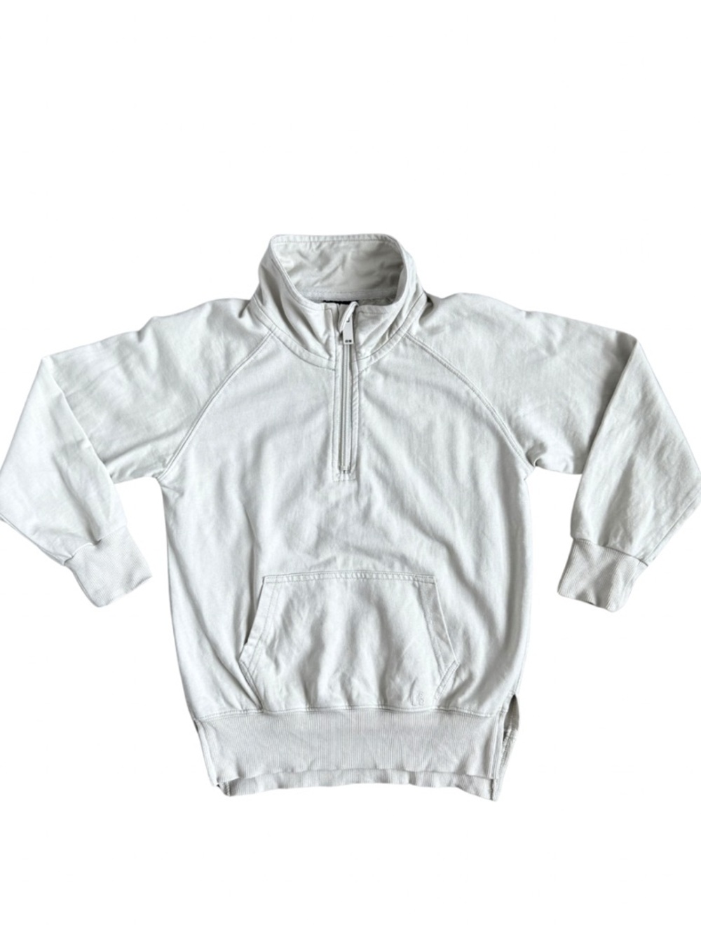 Little Bipsy Almond Wash Quarter Zip Pullover Sweatshirt 5T 6T